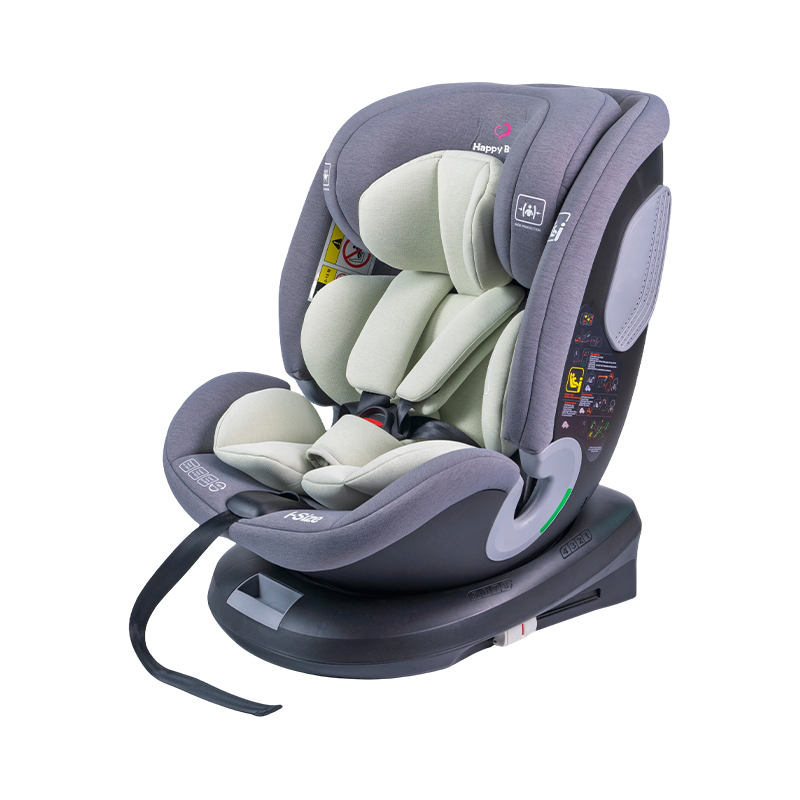 ISOFIX + oberer Haltegurt, 360-Grad-Drehung nach hinten/vorne, I-Size-Babyautositz 40–150 cm